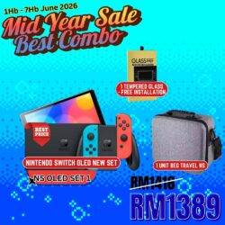 NINTENDO SWITCH OLED [COMBO 1] -Mid Year Sale Best Combo